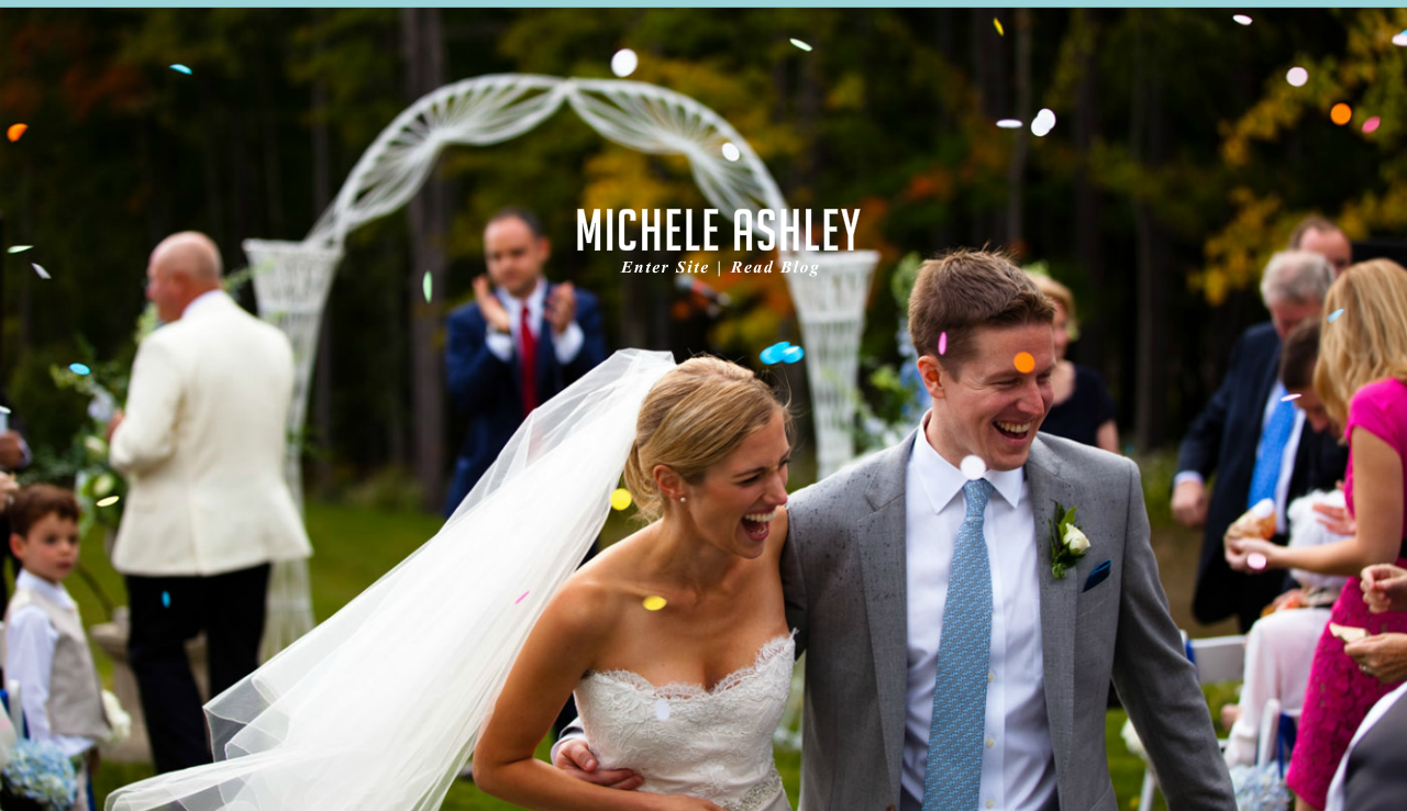 michele ashley photography website homepage