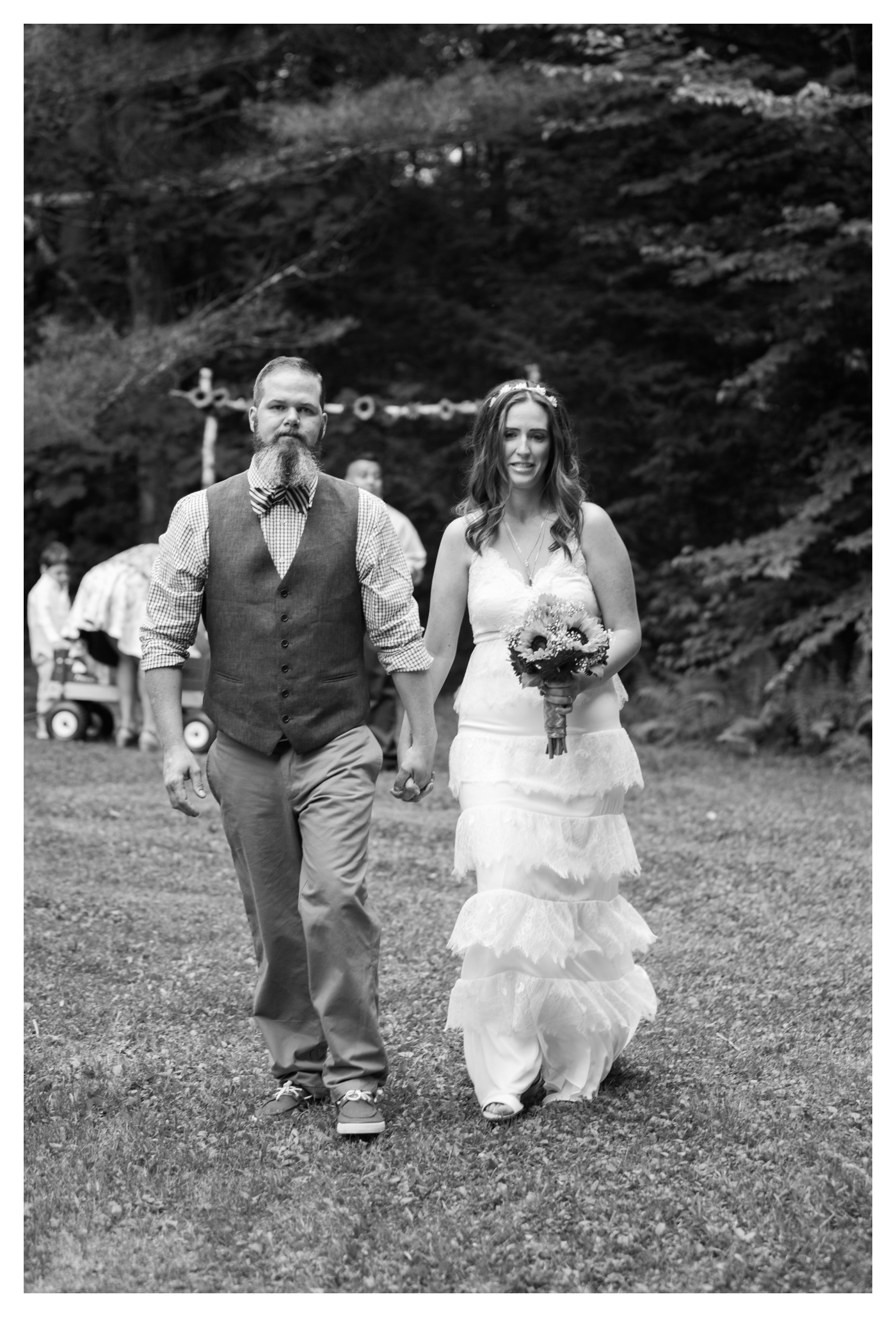4th of July Backyard Wedding - Alyssa + Mike - Michele Ashley Photography 