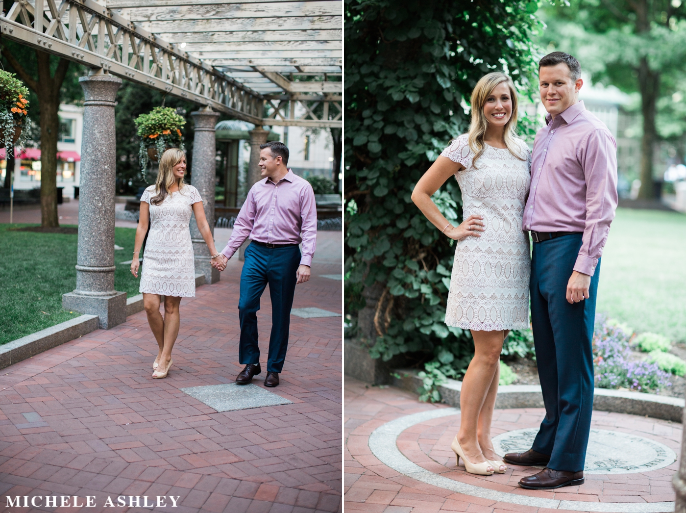 Boston Harborwalk Engagement | Kelly & Mark | Michele Ashley Photography