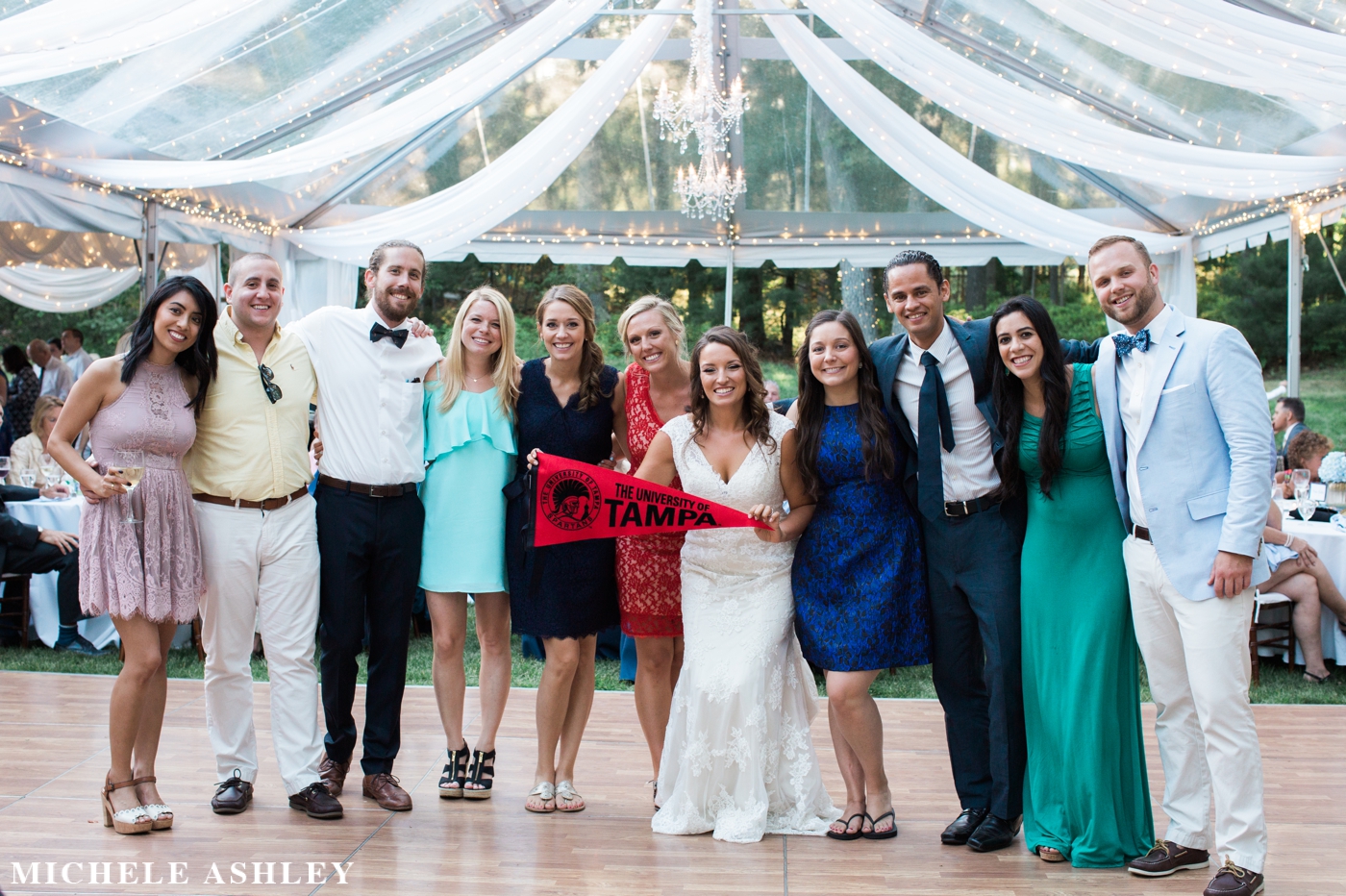 Paris Inspired Wedding | Liz + Alex | Backyard Wedding | Michele Ashley Photography