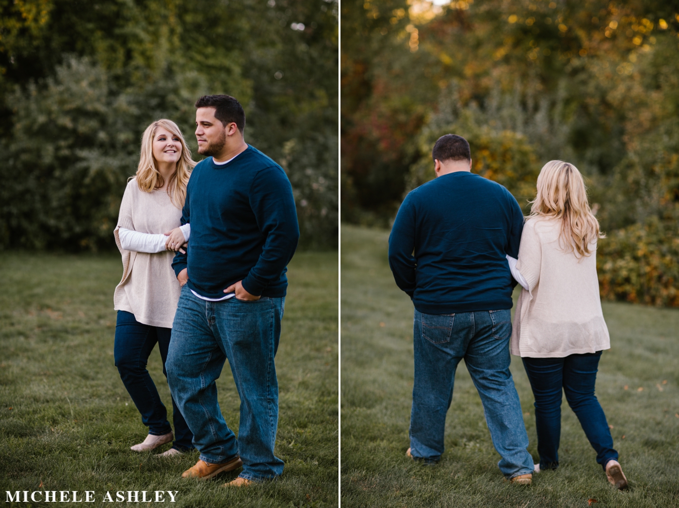 New England Autumn Engagement | Michele Ashley Photography