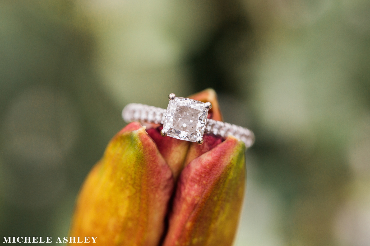 How to photograph engagement rings